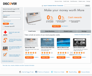 discoverauto.net: Discover Credit Cards : Cash Back Credit Cards, Rewards Card, Travel Credit Card
Browse for cash back credit cards including Discover More, Miles card, Student Credit Card, and Motiva Card. Become a card member and see how It pays to Discover