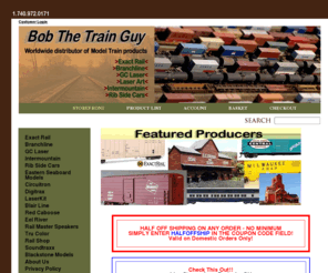 bobthetrainguy.com: Bob The Train Guy
Bob The Train Guy is an avid model railroading hobbyist. Selling HO, N, S and Z scale model trains from top producers like ExactRail, Rib Side, Intermountain, GC Laser, Branchline, Laser Kit and more. Each order is packed and shipped with care.