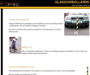 glasgowbollards.com: Glasgow Bollards
Private Parking Bollards - Glasgow Bollards are specialists in the installation of private parking bollards.