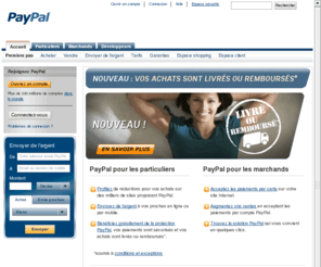 paypal-paypettes.com: Bienvenue - PayPal
PayPal vous permet d’envoyer des paiements à toute personne possédant une adresse email. PayPal est gratuit pour les utilisateurs et fonctionne en parfaite adéquation avec votre compte courant et votre carte bancaire. Vous pouvez régler vos factures, emprunter de l’argent, définir avec vos amis la répartition de paiements ou de dépenses, sans vous déplacer jusqu’à un DAB ni sortir votre carnet de chèques.