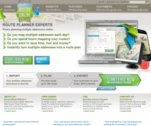 route-plan.com: Route planner experts, Route planning Multiple addresses | MyRouteOnline
Web-Based Route Planner for route planning multiple addresses online. Optimize your service and delivery routes and plan the best route up to 250 stops.