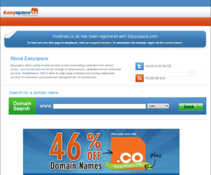 modified.co.uk: modified.co.uk has been registered
