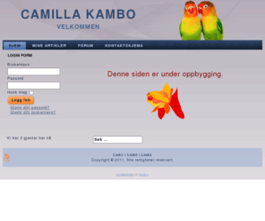 camillakambo.com: Hjem
Camilla Kambo