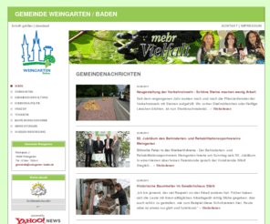 weingarten-baden.de: Gemeinde Weingarten (Baden) | Herzlich Willkommen
Homepage der Gemeinde Weingarten (Baden)