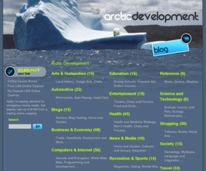 arcticdevelopment.org: ArcticDevelopment  - A Great Place For Finding What You Need
This is the link directory where you can submit the URL to your homepage. Powered by PHP Link Directory.