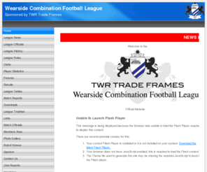 wcfl.org.uk: Wearside Combination Football League
TWR Trade Frames Combination Football League Official Site