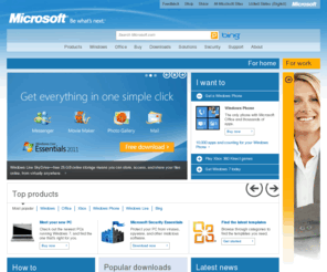 proseware.net: Microsoft.com Home Page
Get product information, support, and news from Microsoft.