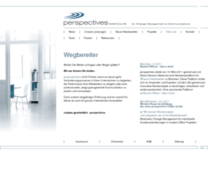 perspectives-cmc.com: Über uns
perspectives-cmc.de - Unternehmensberatung für Change Management, Kommunikation und Organisationsentwicklung