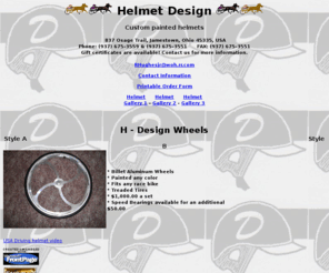 helmetdesign.net: Helmet Design Home Page
Helmet Design, Custom painted helmets