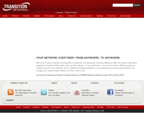 transition.com: Media Conversion, Switching and Data Networking by Transition Networks
Media Converters and Media Conversion Technology by Transition Networks - The Conversion Technology Experts. Featuring Media Converters listed by Networking Topology or by Platform Type.