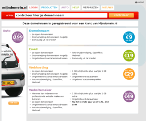 tcq-messen.com: Gereserveerde domeinnaam - Domeinregistratie €9,- per jaar, registreer je domein nu snel en makkelijk! Mijndomein.nl
Registreer nu je domeinnaam vanaf €9,- per jaar. Mijndomein.nl de grootste hoster van Nederland!