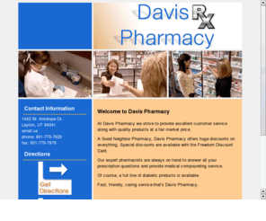 davisrx.com: Davis Pharmacy
Davis Pharmacy