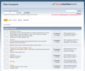 webcomparte.com: WebComparte - Índice
| Comunidad de desarrollo WEB |