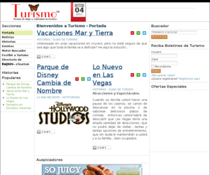 visitorsvideoguide.com: Turismo.com - Revista de Viajes - Portada
Travel Magazine and Calendar of Events. Revista de Viajes y Calendario de Eventos., Disney-MGM ahora se llama Disney's Hollywood Studios., Vacaciones para toda la familia, en crucero, en combinación con hoteles en Orlando, Florida, USA.