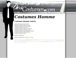costume-semi-cintre.com: Des Costumes Homme Cintrés à Prix Bas Garanti
Les Costumes Homme Cintrés sont au Meilleur Prix sur Des-Costumes.