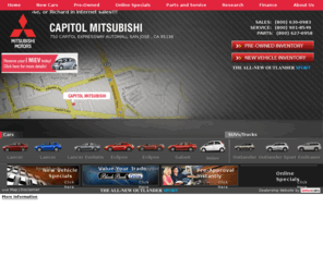 capmit.com: Capitol Mitsubishi San Jose | New Mitsubishi and Used Car Dealer | Sunnyvale, Santa Clara, Milpitas
Leading Mitsubishi dealership in San Jose serving Santa Clara, Saratoga, Burbank and Alum Rock areas of California, delivering the best prices and service on New and Pre-owned Mitsubishi vehicles.
