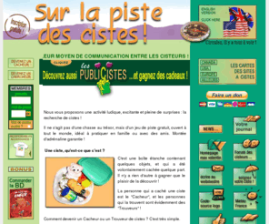 cists.net: Page d'accueil cistes
Un jeu de piste gratuit, ouvert à tous, idéal à pratiquer en famille ou avec des amis. De nouvelles cistes tous les jours