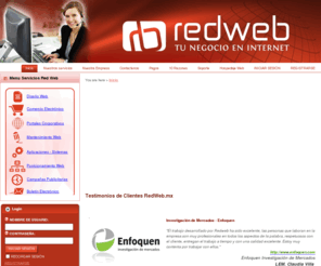 redweb.mx: correo electronico,paginas web,sitios,hacer una pagina de internet,hospedaje,creacion de una pagina web,paginas de internet,creacion de pagina web,desarrollo de software,diseÃ±o de paginas webs,hosting
Creacion de paginas web, sitios, portales corporativos,hospedaje web, paginas de internet a su medida