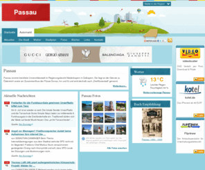 passau-guide.de: Passau - Stadtführer
Stadtführer für Passau mit aktuellen Nachrichten, Wetter und Tipps rund um Passau