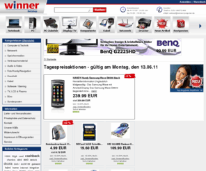 winner-net-shop.com: Winner Netshop :: Winner Netshop
PCs, Computer, Notebooks, Laptaps und TFTs billig und günstig in Leipzig kaufen