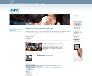 ams.ch: AMS - ALL MOBILE SERVICES. Handy - Handyzubehör - Navigationssysteme
AMS - All Mobile Services. Handy, Mobile Zubehör, Natel Service und Navigationssysteme.