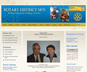 rotarydistrict5870.org: District 5870
Rotary District 5870. Powered by ClubRunner.