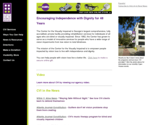 cviatlanta.org: Center for the Visually Impaired
Center for the Visually Impaired