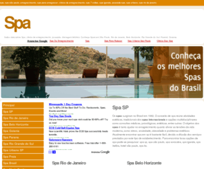 spaehotel.com: Spa
Saiba mais sobre Spa, clinica de emagrecimento, pousada, drenagem linfatica. Conheça Spas em São Paulo, Rio de Janeiro, Belo Horizonte, Rio Grande do Sul, Paraná, Goiania, entre outros.