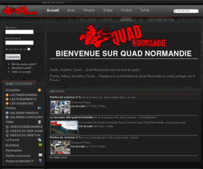 quad-normandie.org: Quad Normandie - accueil
Le forum quad normandie, rassemble les quadeurs du secteur et de ses environs afin de découvrir d'autres chemins et de faire de nouvelles connaissances.