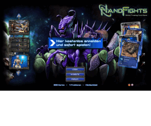 nanofights.de: Nanofights - Landingpage
Nanofights - Science Fiction Trading Card Browsergame.