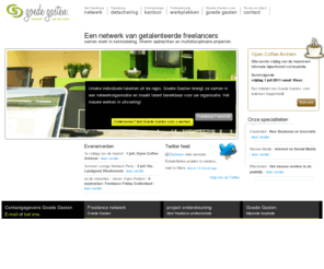 goedegasten.com: Freelance en interim netwerkorganisatie - Goede Gasten -
Getalenteerde freelancers uit de omgeving Arnhem die projecten tot een succes maken, dat zijn Goede Gasten