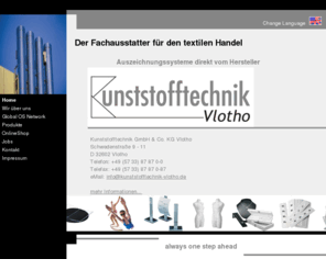 indicateur-de-taille.com: Kunststofftechnik-Vlotho Hersteller für Textilauszeichnung, Größenauszeichnung, Größenreiter
Hersteller moderner Textilauszeichnung und Größenauszeichnung, Größenkennzeichnung, Textilkennzeichnung, Größenreiter, Größenschilder, Größenring, Preisauszeichnung, Verkaufshilfen, Größenfinder