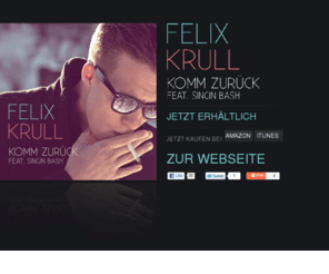 felix-krull.com: Neue Single "Komm zurück" | Felix Krull
Die offizielle Seite des Rap-Künstlers 