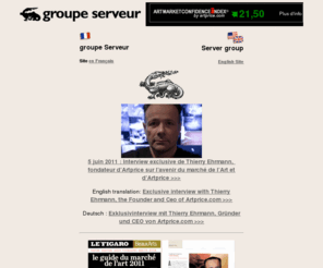 server-group.com: Groupe Serveur -:- groupe Serveur/Server group :: Thierry Ehrmann
Le groupe Serveur, l'industrie du troisième millénaire : acteur majeur des banques de données judiciaires, juridiques et économiques.
