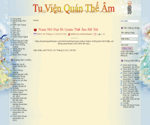 tuvienquantheam.com: Tu Viện Quán Thế Âm
Joomla! - the dynamic portal engine and content management system