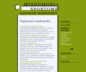 recruitingsoftwares.info: Najnowsze Wiadomości - sport
Szukasz najnowszych informacji? Jesteś w odpowiednim miejscu. Znajdziesz tu wszystko co związane ze sportem! Zapraszamy!