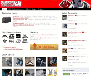 ratemyskates.com: Skate Setup: Main
Skate Setup - The place to share pictures of your Skates, Brands: USD - Razors - Remz - Rollerblade - Deshi -   
 K2 - Salomon - Valo - Xsjado, Aggressive Skating, Gound Control, Kizer, Vicious, Rollerblading  