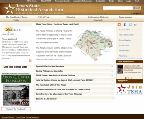 tshaonline.org: Texas State Historical Association (TSHA) | A Digital Gateway to Texas History
