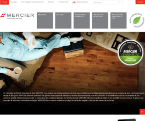 planchers-mercier.com: MERCIER Planchers de bois franc - Fabricant, fournisseur, installation et entretien
Conception et fabrication de planchers de bois franc pré vernis de haute qualité. Mercier innovation, tradition... perfection.