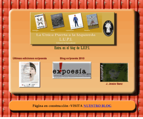launicapuertaalaizquierda.es: Taller de lo Sentido Editorial L.U.P.I.
Editorial Lupi,taller de lo sentido,publicación de poesía en sestao (Bizkaia), Editorial independiente en (Bizkaia)