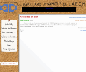 assomatane.org: Association étudiante du Cégep de Matane - Actualités
Les actualités de l'association étudiante du Cégep de Matane