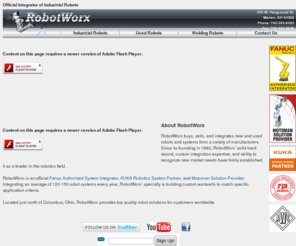 thisdomainnameisprobablywaytoohardtorememberaneasieroneisrobots.com: Industrial Robot Integrator - New and Used Robotic Integration
RobotWorx integrates both new and used industrial robots. We are official integrators of FANUC Robotics, KUKA, and Motoman. We buy and sell new and used robots.