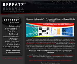 steprepeatz.com: Step and Repeat | Walls, Banners, Media Backdrops. REPEATZ™
REPEATZ™ Step-and-Repeat Media Backdrops. Step and repeat backdrop banner displays for press conferences, red carpet events, movie priemers and special events