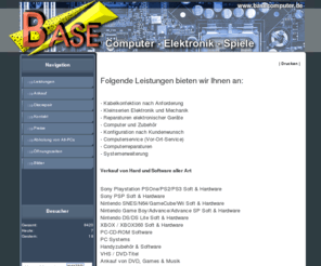 basecomputer.net: Leistungen
BASEcomputer   elektronik