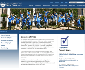 unoproud.com: UNO Proud
University of New Orleans facts and rankings