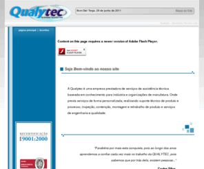 qualytec.net: Qualytec - Qualidade Técnica
A Qualytec é uma empresa prestadora de serviços de assistência técnica baseada em conhecimento para indústria e organizações de manufatura. 