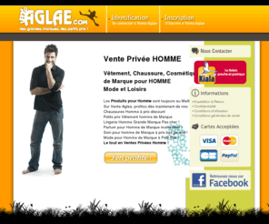 homme-marque.com: Vente privée Homme Mode et Loisirs
La Vente Privée Homme mode et loisir sont au Meilleur Prix sur Vente-Aglae.