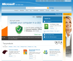 windowsvistaforums.net: Microsoft.com Home Page
Get product information, support, and news from Microsoft.