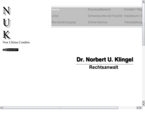 anwalt-des-handwerks.info: Anwalt Dr. Norbert Klingel und Partner
Kanzlei ausgerichtet auf den Beratungsbedarf von Handwerksbetrieben mit den Schwerpunkten Arbeitsrecht Baurecht Verkehrsrecht. Aktenführung im Internet mit Webakte. Schadensaufnahme per Videokonferenz möglich Skype und andere.