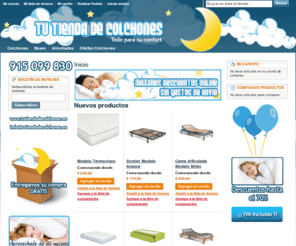 tutiendadecolchones.es: Tienda de Colchones
Le ayudamos a elegir el colchón idoneo para su mejor descanso. Mejor precio y servicio de internet garantizado! Directamente de fábrica, envio gratuito. Ofertas todo el año